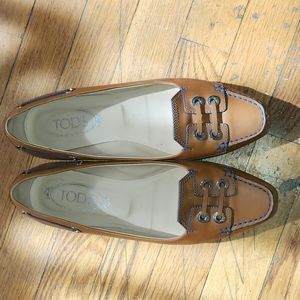 Tods Ballet Flats Loafers Women's US8.5 EU39